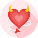 devil, heart, favourite, like, romance, love, valentines 