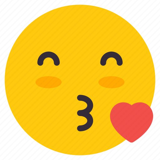 Kiss emoji, emoticon, emotag, smiley, expression icon - Download on Iconfinder
