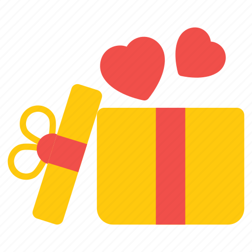 Love gift, gift box, present, wrapped package, surprise icon - Download on Iconfinder