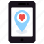 love location, mobile location, location app, heart location, romantic location 