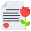 romantic valentine letter, love letter, love paper, love document, love doc 