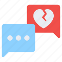 breakup message, breakup chat, breakup communication, conversation, chatting 