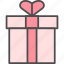 valentine, love, gift, package 