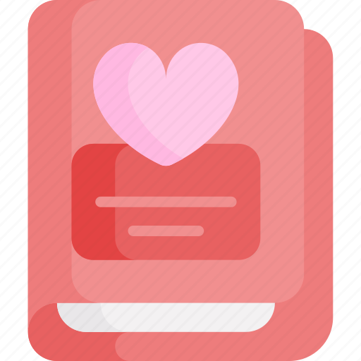 Diary, valentines day, valentines, book, love, heart, love story icon - Download on Iconfinder