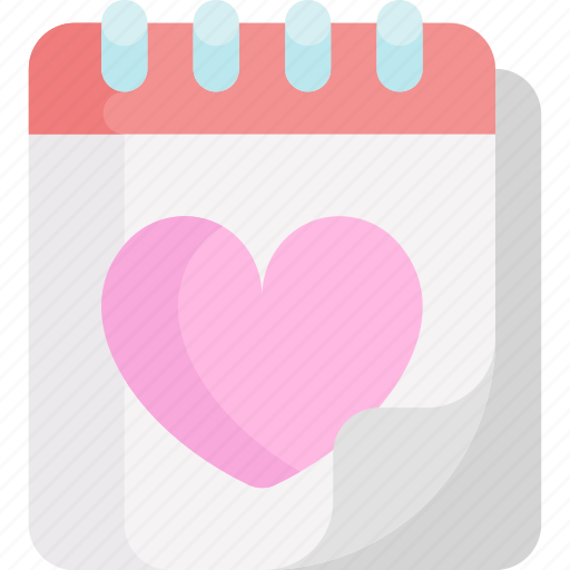 Valentines day, valentines, date, calendar, schedule, love, heart icon - Download on Iconfinder