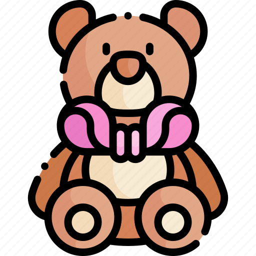 Teddy bear, valentines day, valentines, bear, doll icon - Download on Iconfinder