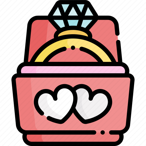 Ring, valentines day, valentines, love, heart, diamond, wedding ring icon - Download on Iconfinder