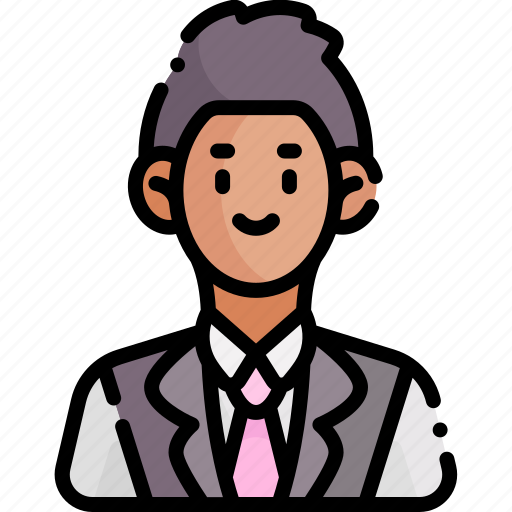 Man, valentines day, valentines, avatar, suit and tie, male, romantic icon - Download on Iconfinder