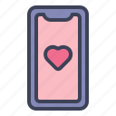 smartphone, love, heart, mobile phone, love message, romantic, communications, valentines day, love and romance
