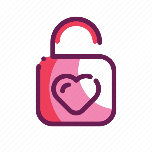 Lock, love, romance, valentine icon - Download on Iconfinder
