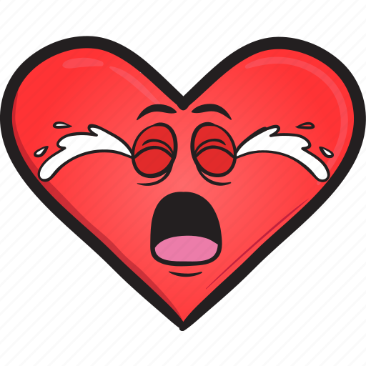 Cartoon, day, emoji, face, heart, smiley, valentines icon - Download on Iconfinder