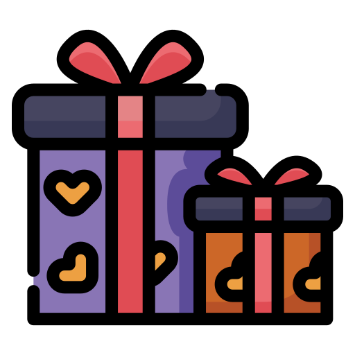 Giftbox, gift box, present, valentines day, heart, love, birthday icon - Download on Iconfinder