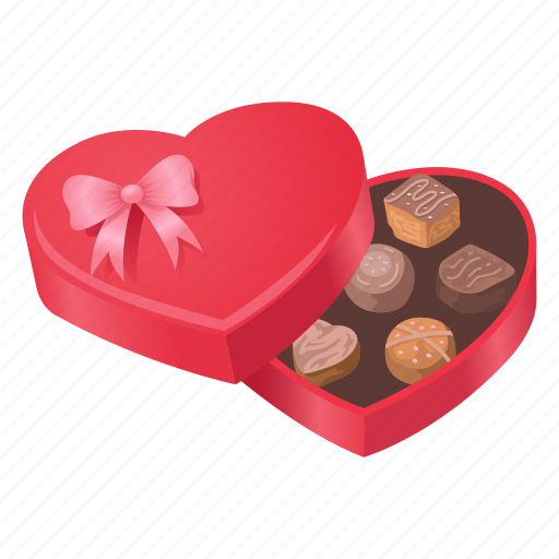 Holiday, valentines, chocolates, gift, sweets, candy, love icon - Download on Iconfinder