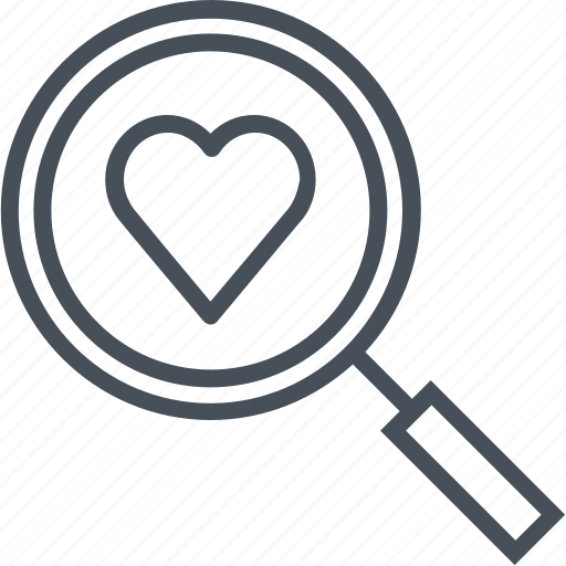 Discover, find, hearth, love, magnifier, valentines day icon - Download on Iconfinder