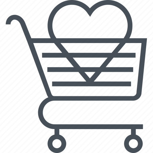 Add to chart, hearth, love, shopping cart, valentines day icon - Download on Iconfinder