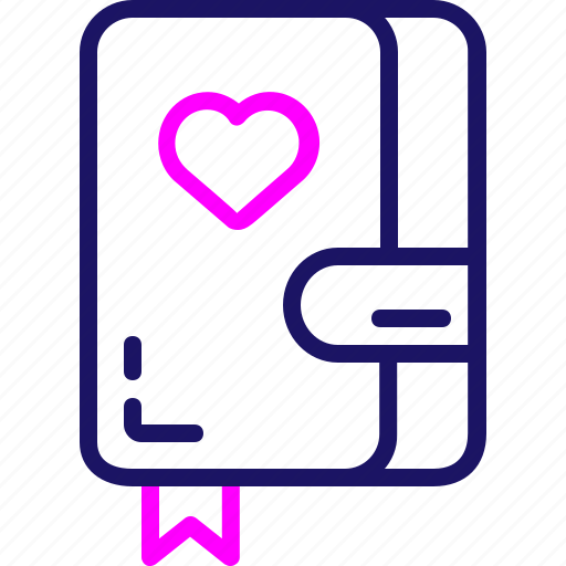 Valentine, book, heart, love, novel, romantic icon - Download on Iconfinder
