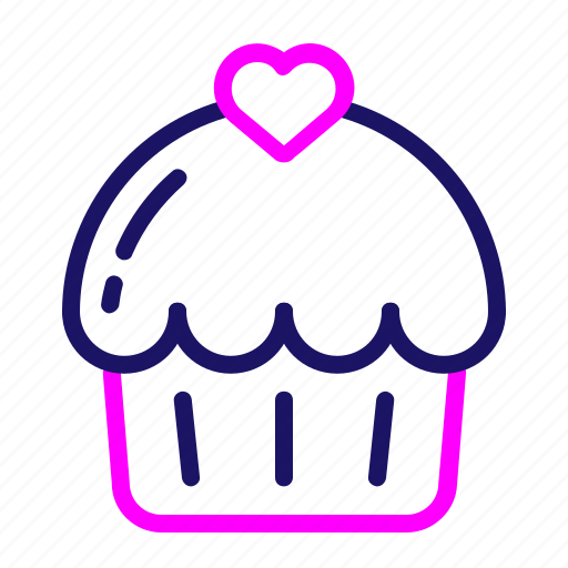 Valentine, cake, cookies, gift, heart, love icon - Download on Iconfinder