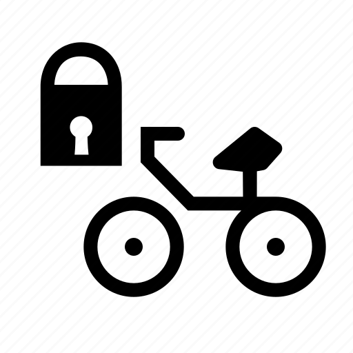 Bike, storage, lock bike, protect, locked, lock, locked bicycle icon - Download on Iconfinder