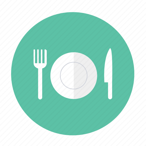 Dinner, food, fork, knife, plate, utensil, utensils icon - Download on Iconfinder