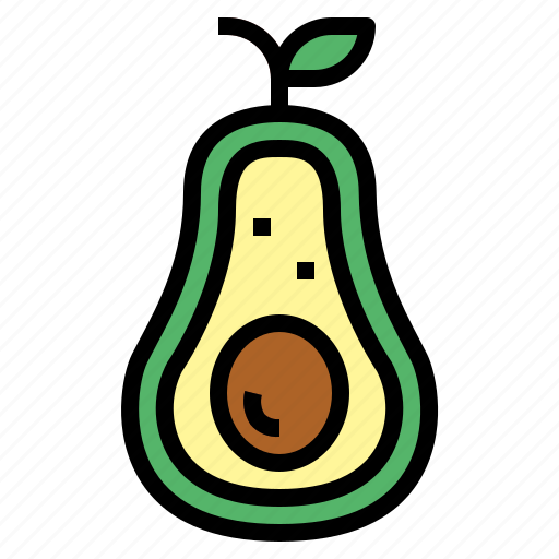 Avocado, food, organic, vegan icon - Download on Iconfinder