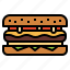 fast, food, hamburger, junk, sandwich 