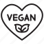 vegan, vegetable, nature, diet, love, heart, sign 