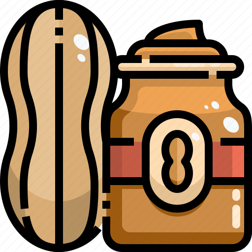 Butter, gastronomy, jar, nutrition, peanut, salty, shopping icon - Download on Iconfinder
