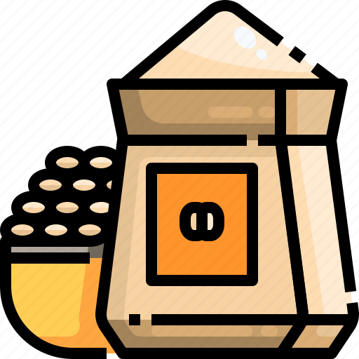 Bag, bake, baking, flour, soy icon - Download on Iconfinder