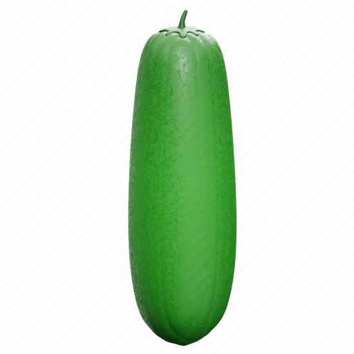 Cucumber, 3d, icon, vegetable, healthy, food, cooking 3D illustration - Download on Iconfinder