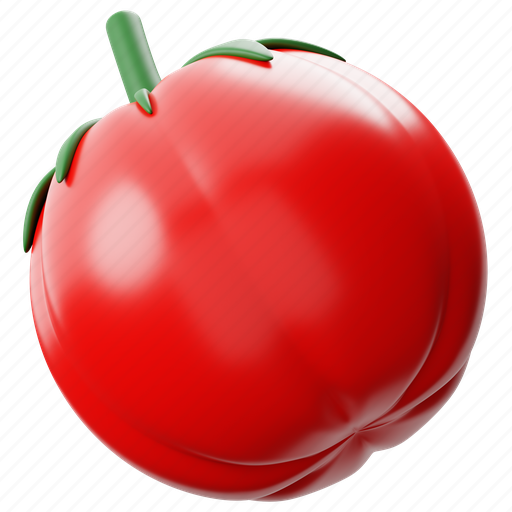 Tomato, 3d, icon, vegetable, healthy, food 3D illustration - Download on Iconfinder