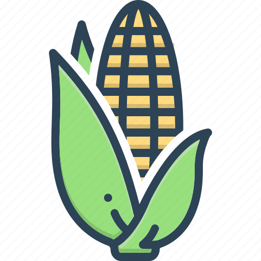 Cereal, corn, corncob, foodstuff, grain, maize, vegetable icon - Download on Iconfinder
