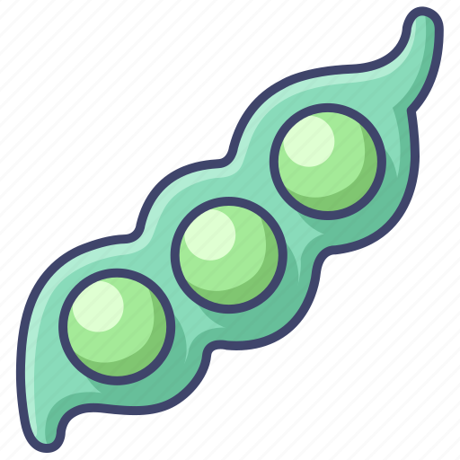 Peas, pod, vegetable icon - Download on Iconfinder