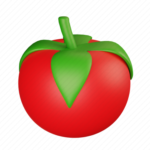Tomato, vegetables, ingredients, cooking, food, kitchen, healthy 3D illustration - Download on Iconfinder