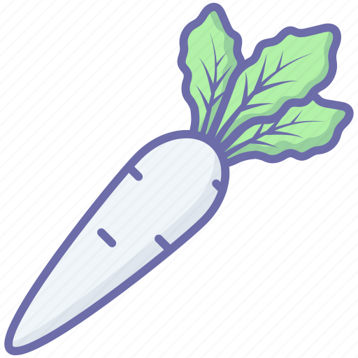 Parsnip, radish, vegetable, vegetables icon - Download on Iconfinder