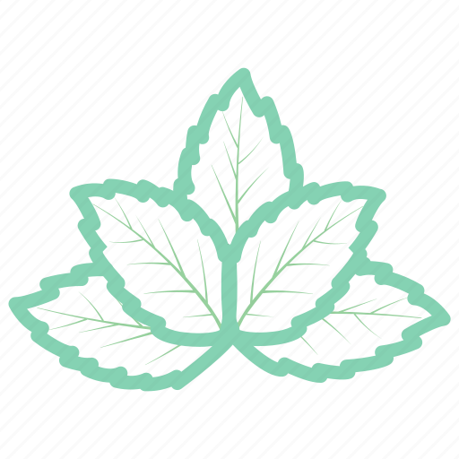 Herb, herb leaf, mint, peppermint, vegetable icon - Download on Iconfinder