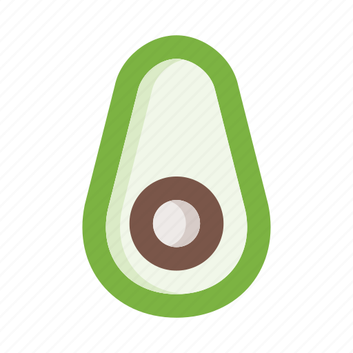 Avocado, vegetable, organic, fresh, food, veggie, slice icon - Download on Iconfinder