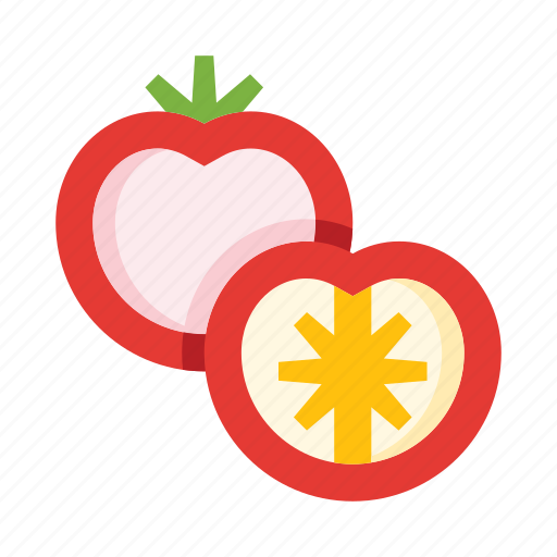 Tomato, tomatoes, slice, pomodoro, food, vegetable, veggie icon - Download on Iconfinder