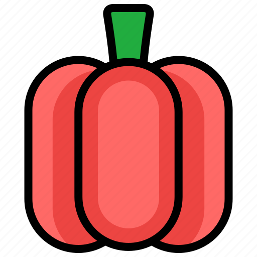 Vegetables, capsicum, pepper, gardening, healthy, vegetable icon - Download on Iconfinder