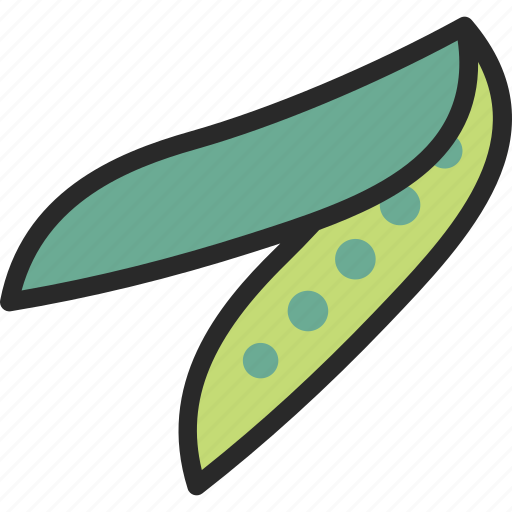 Bean, green bean, snap, string icon - Download on Iconfinder