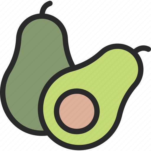 Alligator pear, avocado, avocado pear icon - Download on Iconfinder