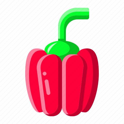 Pepper, food, vegetable, paprika, capsicum, bell pepper icon - Download on Iconfinder
