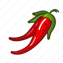 chili, devil, hot, pepper, red, spicy