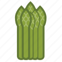 asparagus, vegetable