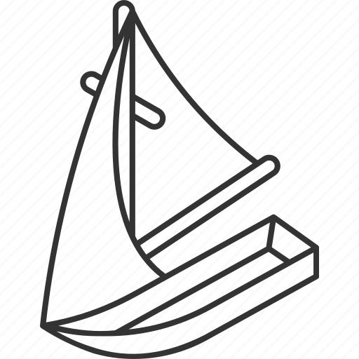 Sailboat, yacht, sea, nautical, travel icon - Download on Iconfinder