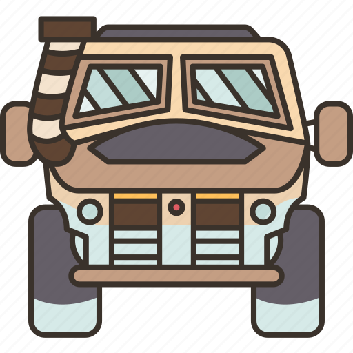 Amphibious, vehicle, automobile, transport, military icon - Download on Iconfinder