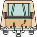 caravan, trailer, camping, travel, journey