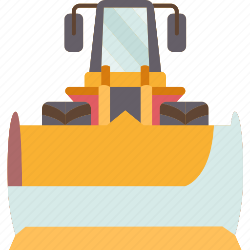 Bulldozer, excavator, industrial, construction, machinery icon - Download on Iconfinder