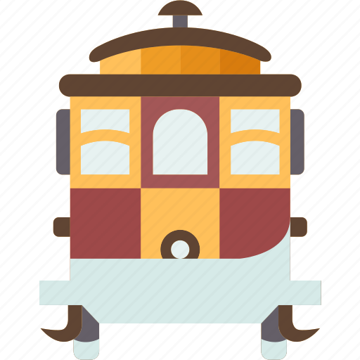 Cable, car, tram, rails, transportation icon - Download on Iconfinder