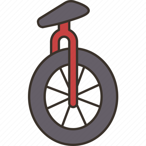 Unicycle, bike, balance, wheel, circus icon - Download on Iconfinder
