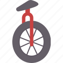 unicycle, bike, balance, wheel, circus